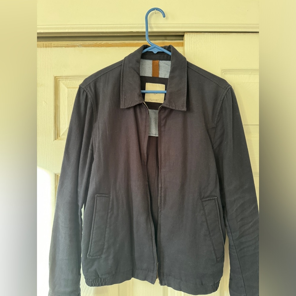 Mango Pocket Linen Jacket - Size XS